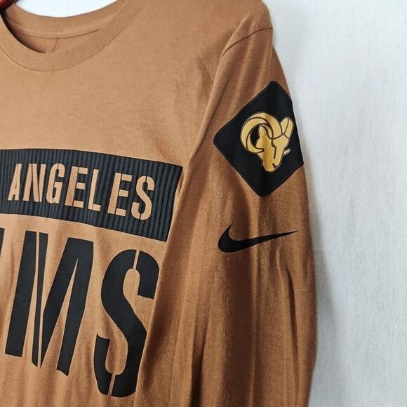 Nike Los Angeles Rams 2023 Salute To Service Long Sleeve Shirt‎ Men's Size Small - Picture 3 of 9